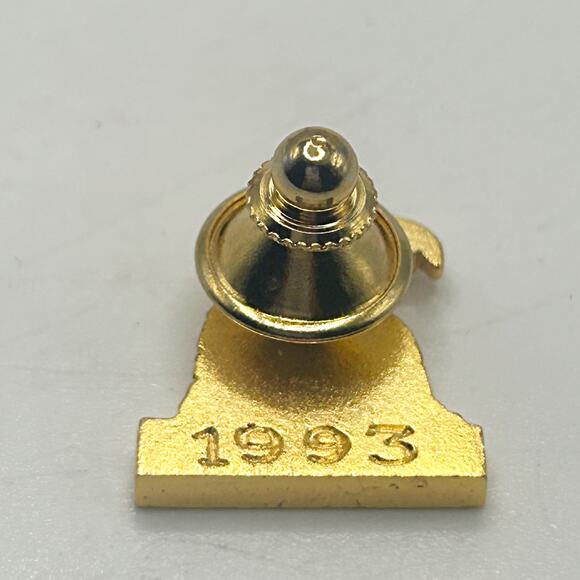 Vintage 1993 NRA GOLDEN EAGLES Enamel Hat or Lapel Pin EUC - Picture 3 of 3